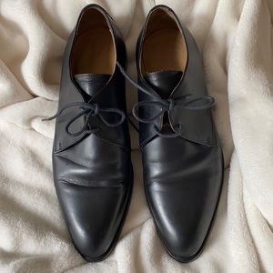Everlane Women's Black Leather The Modern Oxford